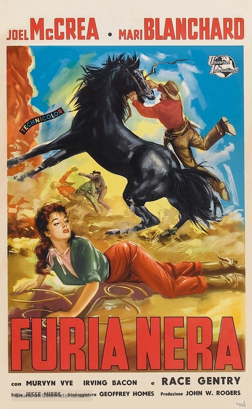 Black Horse Canyon - Italian Movie Poster
