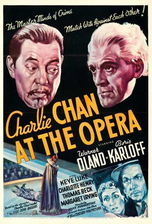 Charlie Chan at the Opera - Movie Poster