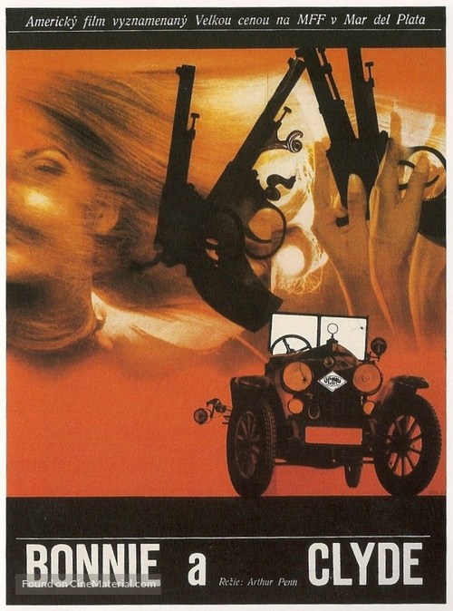 Bonnie and Clyde - Czech Movie Poster