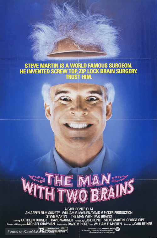 The Man with Two Brains - Movie Poster