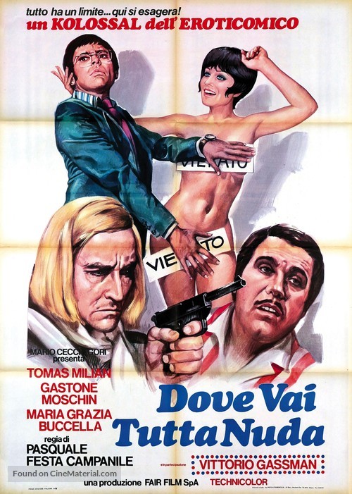 Dove vai tutta nuda? - Italian Movie Poster