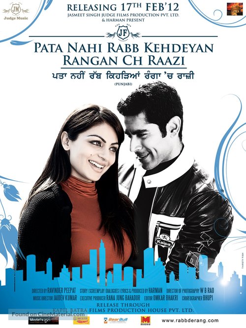 Pata Nahi Rabb Kehdeyan Rangan Ch Raazi - Indian Movie Poster