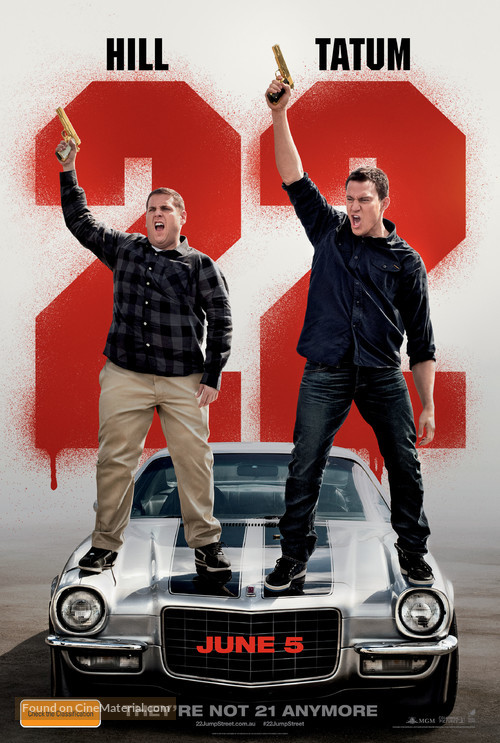 22 Jump Street - Australian Movie Poster