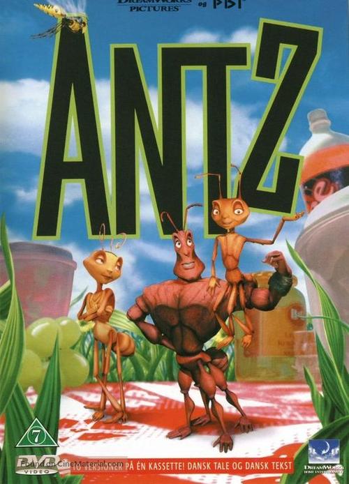 Antz - Danish DVD movie cover