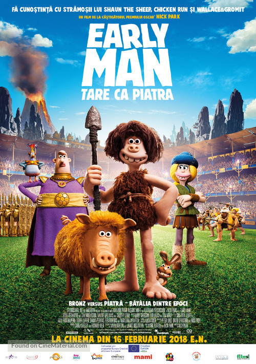 Early Man - Romanian Movie Poster