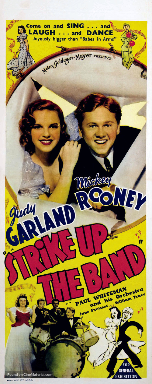 Strike Up the Band - Australian Theatrical movie poster
