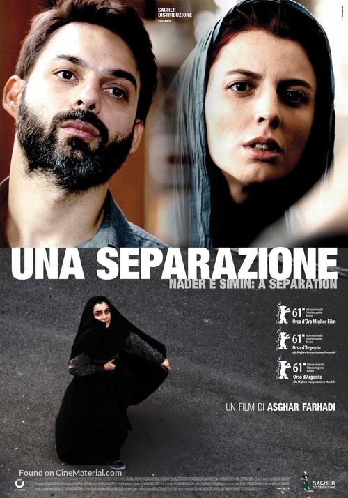 Jodaeiye Nader az Simin - Italian Movie Poster