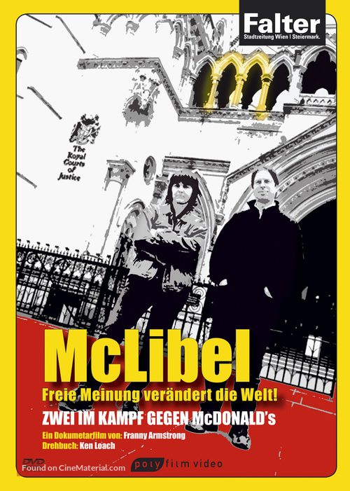McLibel - Austrian Movie Cover