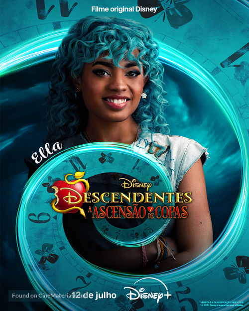 Descendants: The Rise of Red - Brazilian Movie Poster