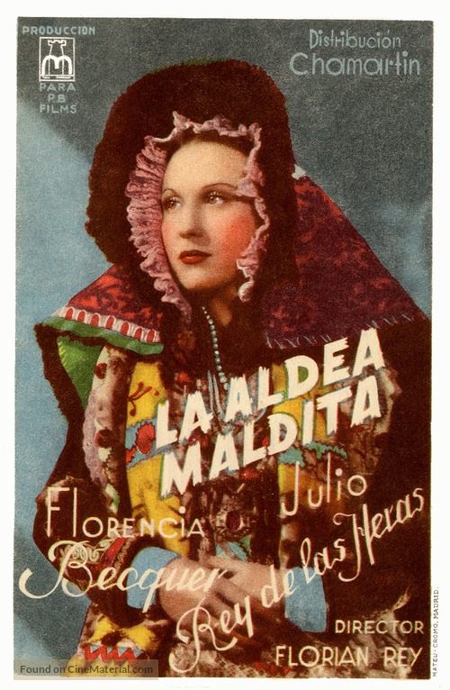 La Aldea maldita - Spanish Movie Poster