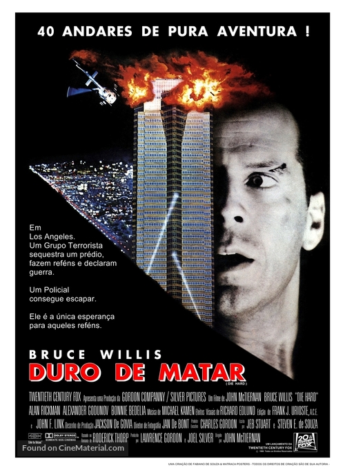 Die Hard - Brazilian Movie Poster