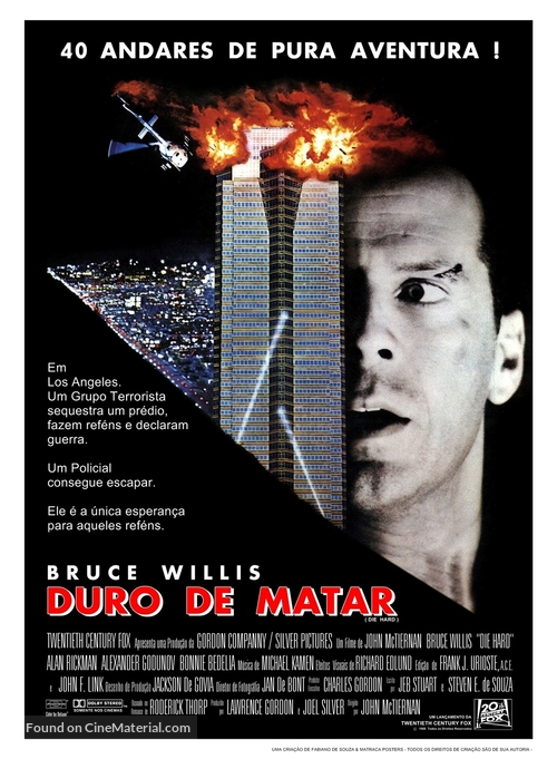 Die Hard - Brazilian Movie Poster