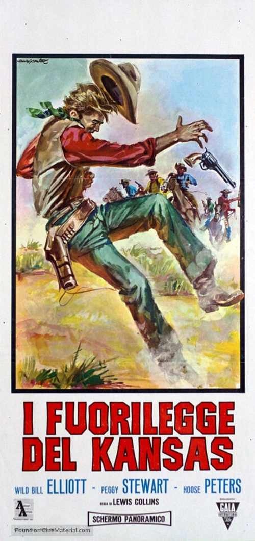 Kansas Territory - Italian Movie Poster