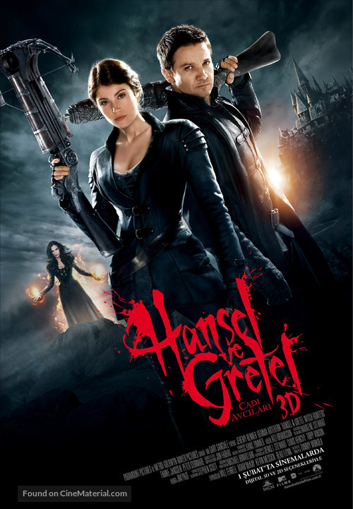 Hansel &amp; Gretel: Witch Hunters - Turkish Movie Poster