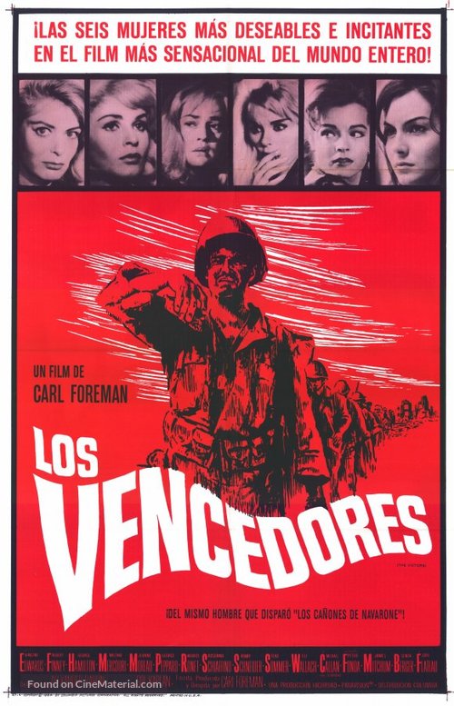 The Victors - Spanish Movie Poster