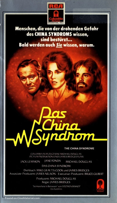 The China Syndrome - German VHS movie cover