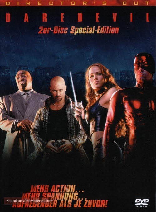 Daredevil - German DVD movie cover