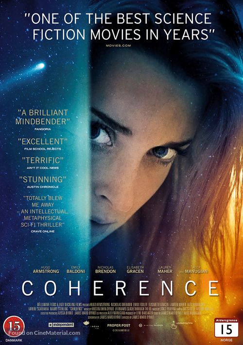 Coherence - Danish DVD movie cover