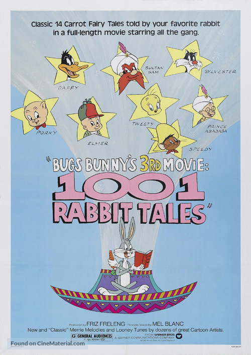 Bugs Bunny&#039;s 3rd Movie: 1001 Rabbit Tales - Movie Poster