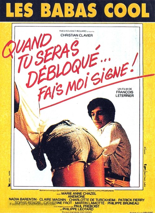 Les babas Cool - French Movie Poster