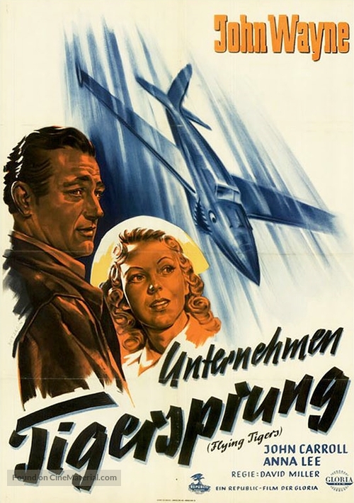 Flying Tigers - German Movie Poster