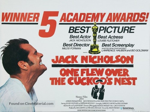 One Flew Over the Cuckoo&#039;s Nest - British Movie Poster