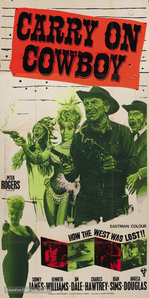 Carry on Cowboy - British Movie Poster