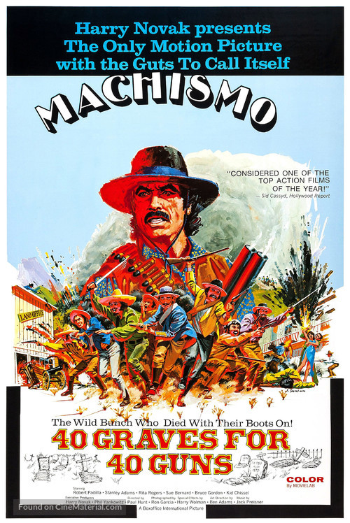 Machismo: 40 Graves for 40 Guns - Movie Poster