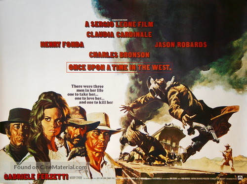 C&#039;era una volta il West - British Movie Poster