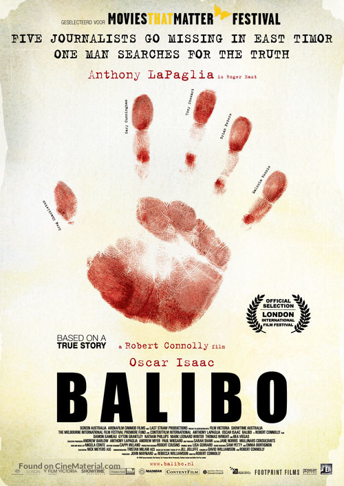 Balibo - Dutch Movie Poster