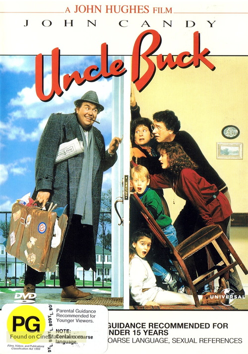 Uncle Buck - New Zealand DVD movie cover