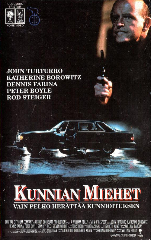 Men of Respect - Finnish VHS movie cover