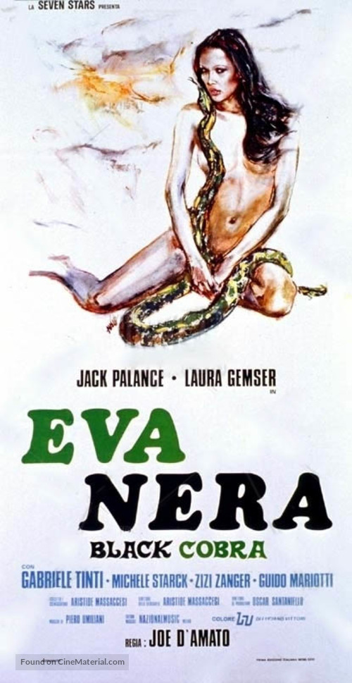 Eva nera - Italian Movie Poster