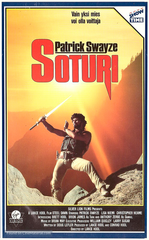Steel Dawn - Finnish VHS movie cover