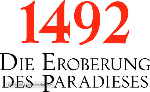 1492: Conquest of Paradise - German Logo