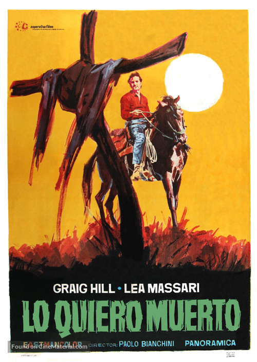 Lo voglio morto - Spanish Movie Poster