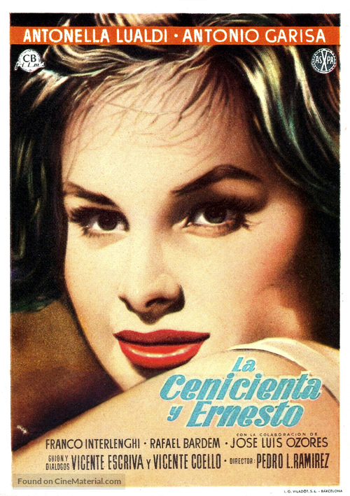 La cenicienta y Ernesto - Spanish Movie Poster