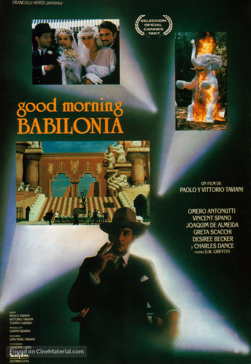 Good Morning, Babylon - Spanish Movie Poster
