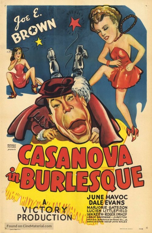 Casanova in Burlesque - Movie Poster
