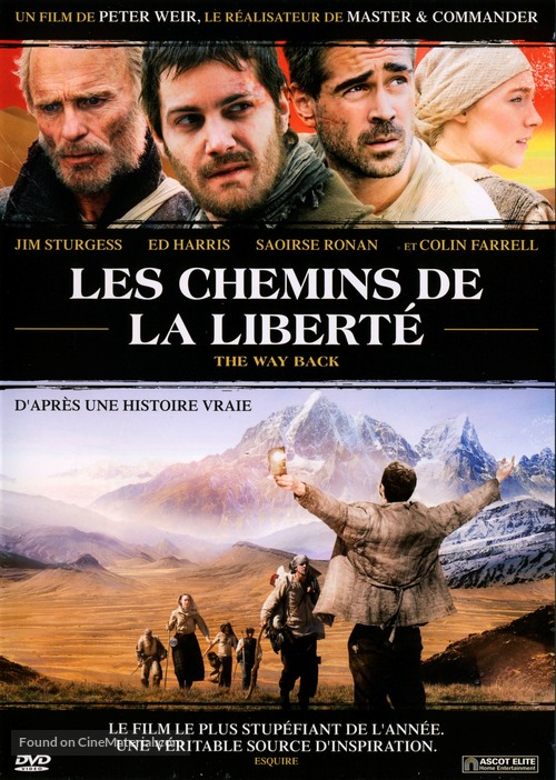 The Way Back - Swiss DVD movie cover