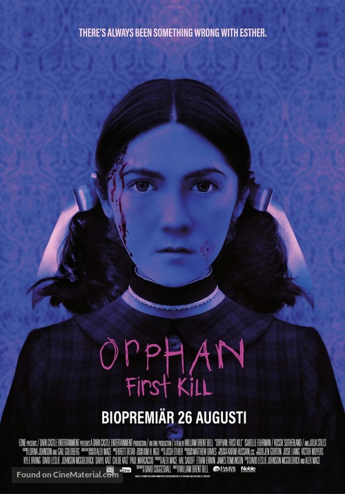 Orphan: First Kill - Swedish Movie Poster