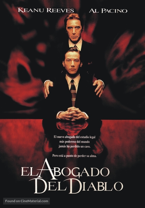 The Devil&#039;s Advocate - Argentinian DVD movie cover