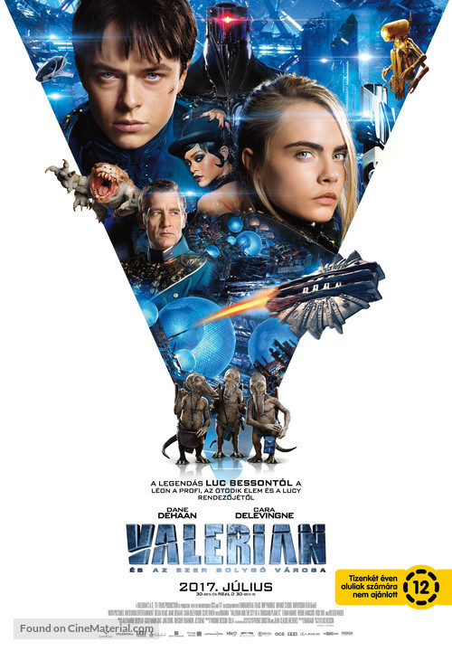 Valerian and the City of a Thousand Planets - Hungarian Movie Poster