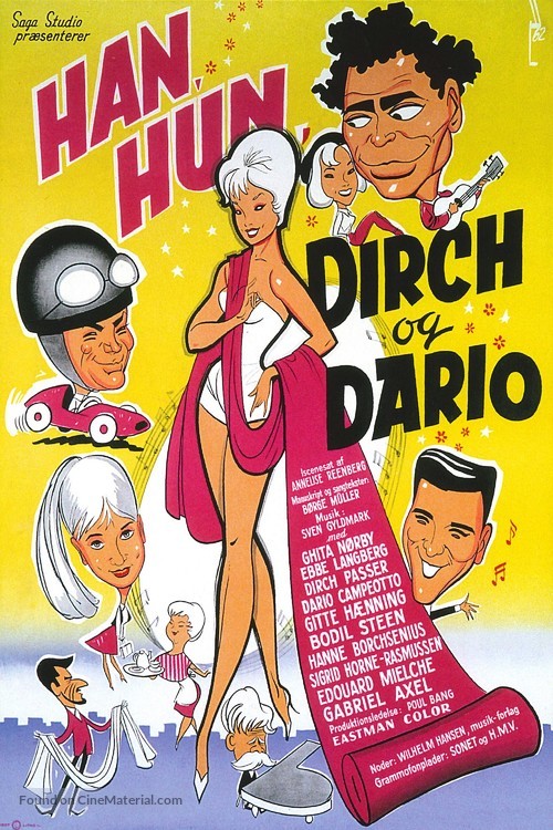 Han, Hun, Dirch og Dario - Danish Movie Poster