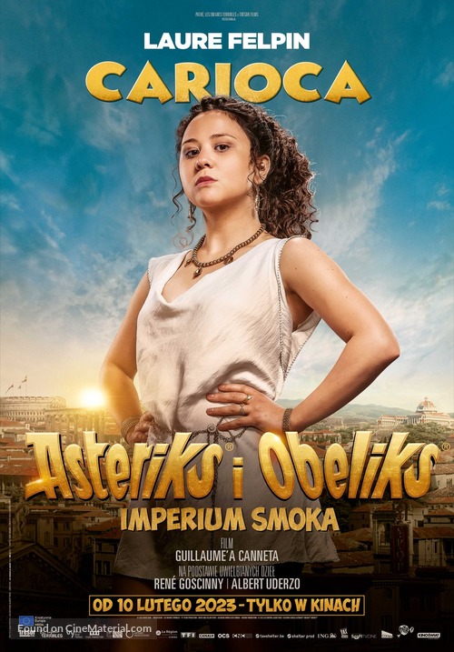 Ast&eacute;rix &amp; Ob&eacute;lix: L&#039;Empire du Milieu - Polish Movie Poster