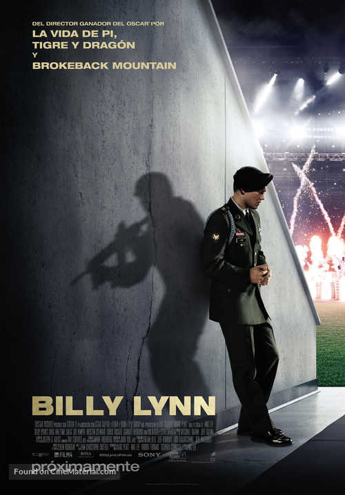 Billy Lynn&#039;s Long Halftime Walk - Spanish Movie Poster