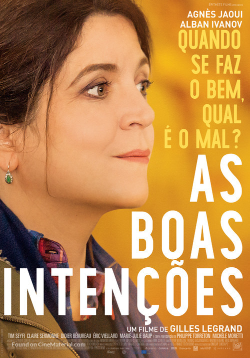 Les bonnes intentions - Portuguese Movie Poster
