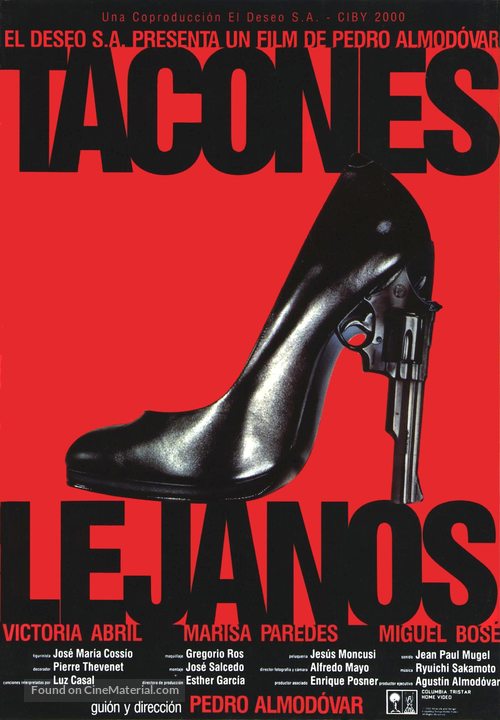 Tacones lejanos - Spanish Movie Poster
