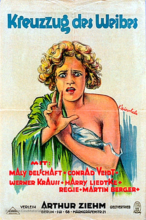 Kreuzzug des Weibes - German Movie Poster