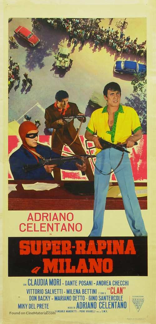 Super rapina a Milano - Italian Movie Poster